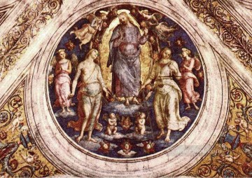  glory Art Painting - Christ in his Glory Renaissance Pietro Perugino